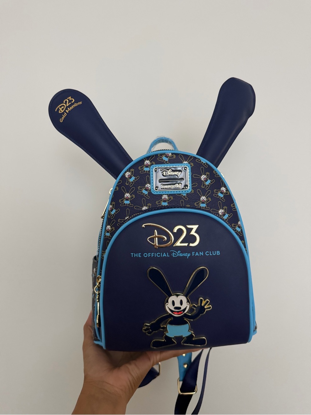 Loungefly D23 Oswald Backpack and Ears